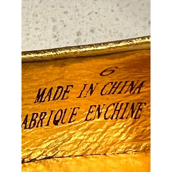 Jeffrey Campbell Persona gold leather Slingback Pump heels size 6 - Picture 7 of 7